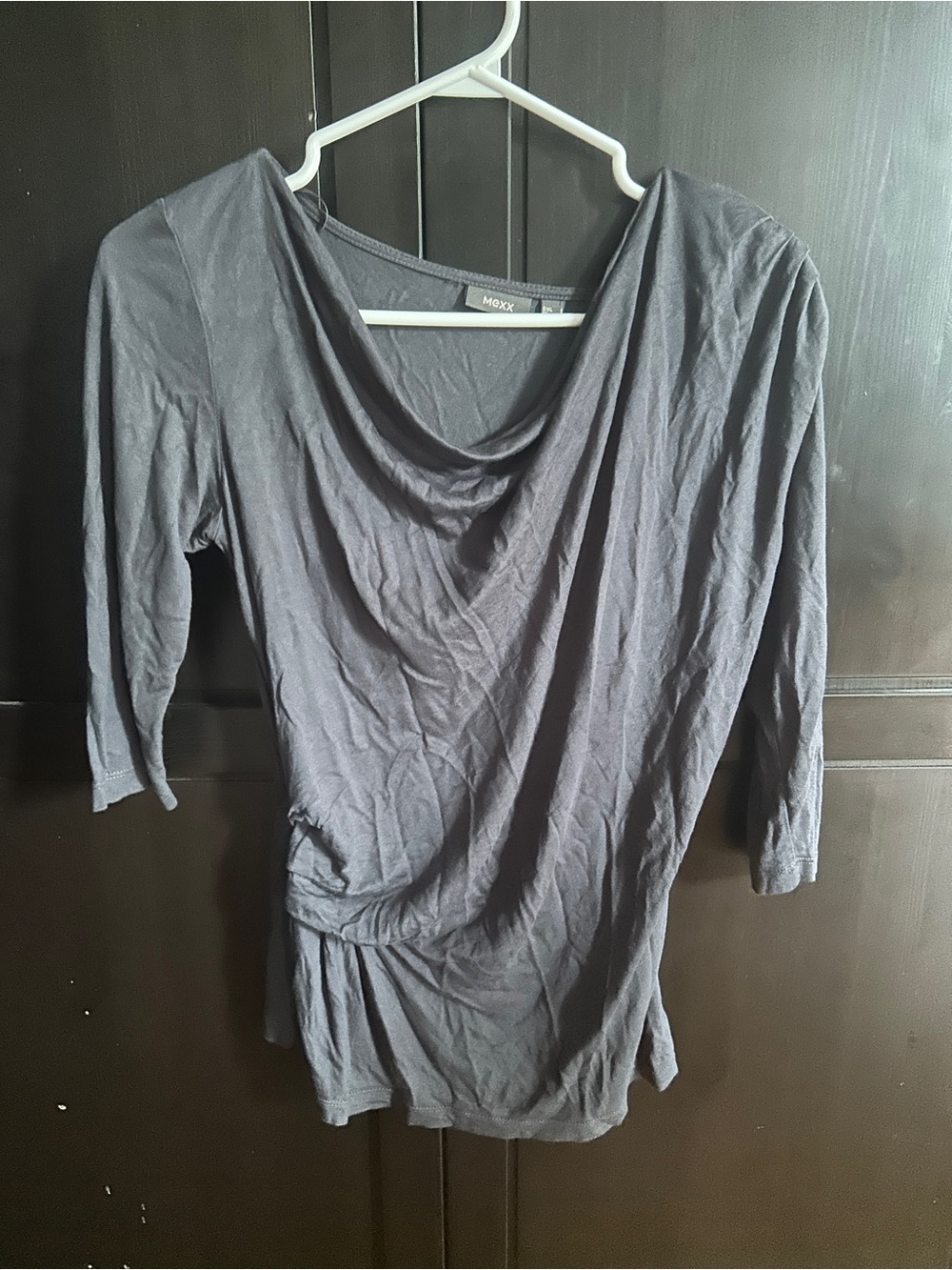 Mexx Women's Gray Draped Neck
